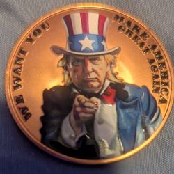 Trump Copper Coin
