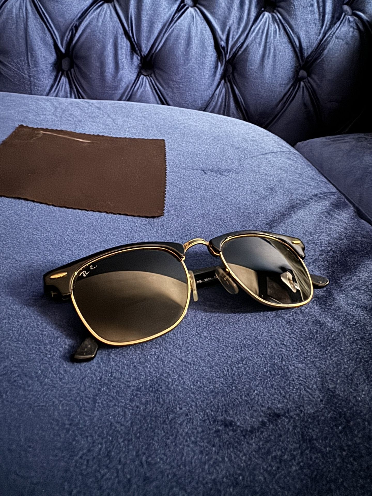 Ray Ban Club-masters black and gold