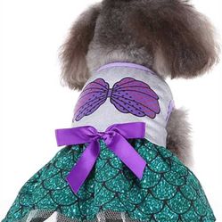 Dog Halloween Bow-Knot Dress Costume Funny Party Funny cat Costume for Medium Small Pet (Small)