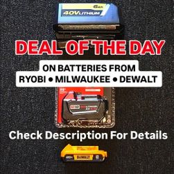 DEAL OF THE DAY BATTERIES
