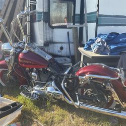 95 road king have everything for it plus exrtra parts rims tires s&s carb
