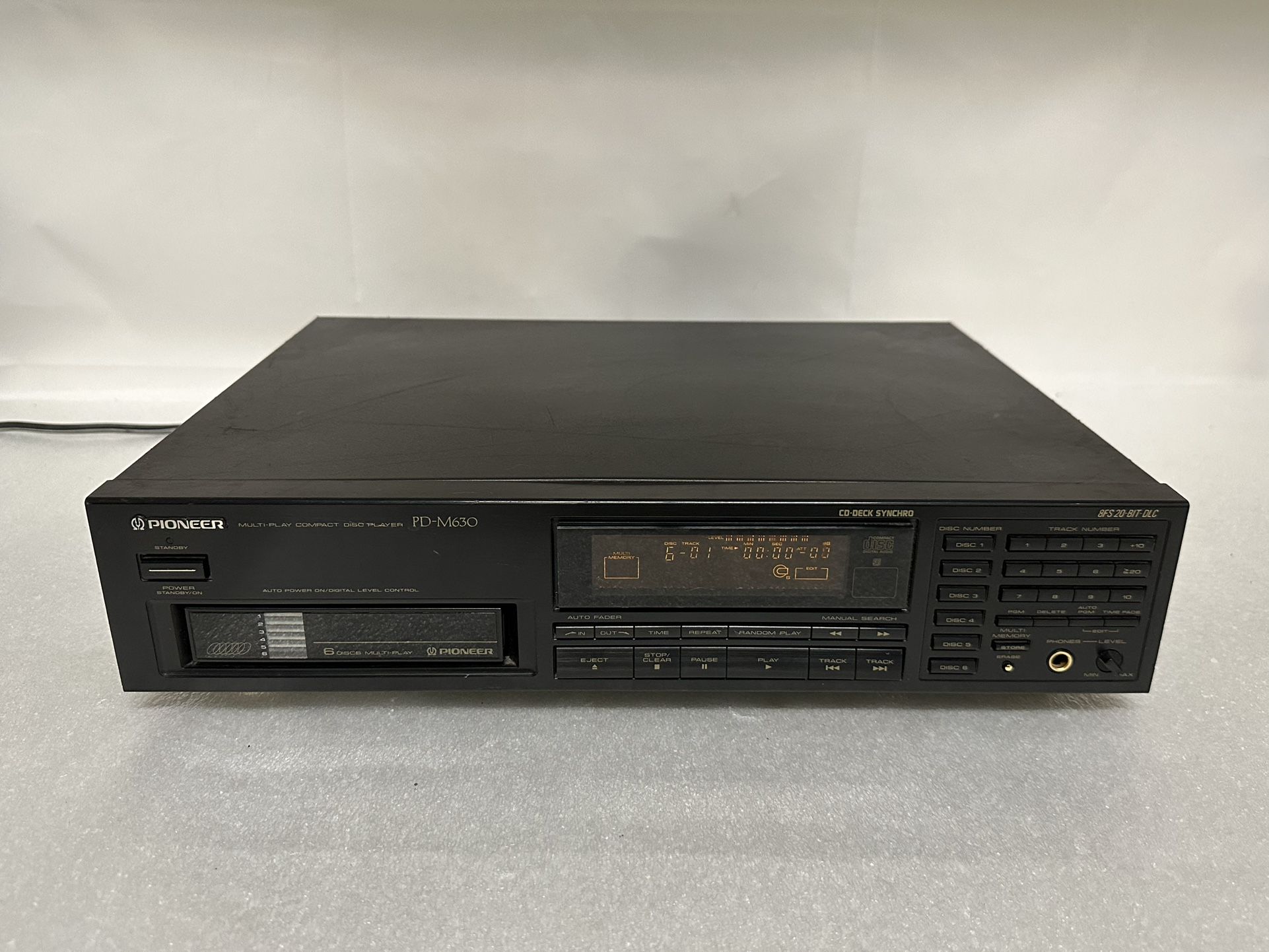 Pioneer PD-M630 ~ 6-Disc CD Changer Player with Magazine ~ READ DESCRIPTION