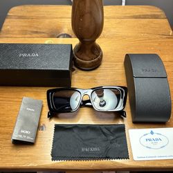 PRADA PR 17WS Black Sunglasses 