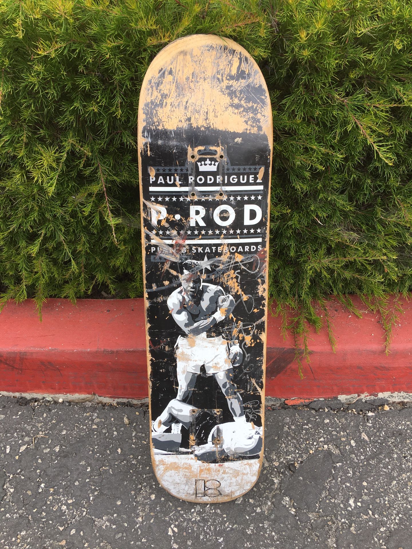 Paul P Rod Deck SUPER RARE Primitive Skateboard Deck Paul Rodriguez Gold  Foil
