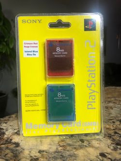PS2 Memory Card Blister Pack (OPEN BOX/NEW)