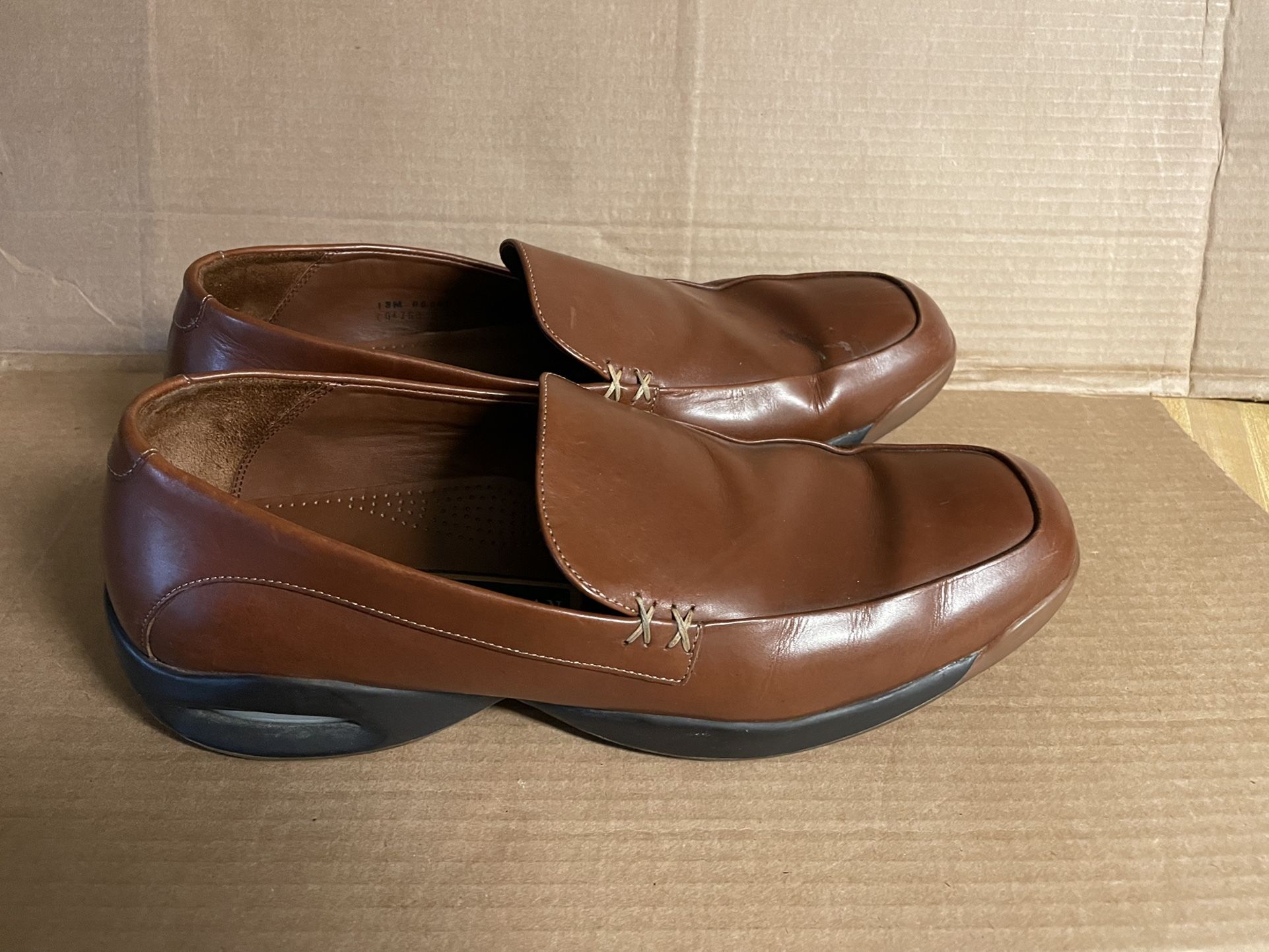 Cole Haan Mens Nike Air Loafer brown shoe 13M