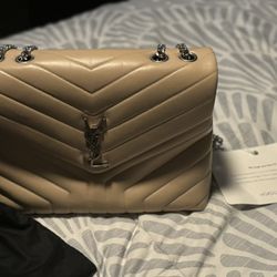 YSL LouLou Calfskin Medium Designer Handbag 