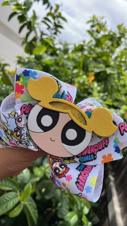 Powerpuff Hair Bow 
