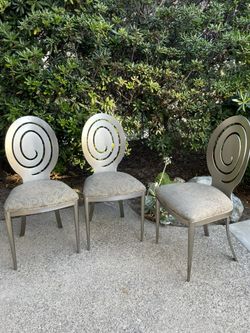 Very Cool Stainless Steel Chairs. 