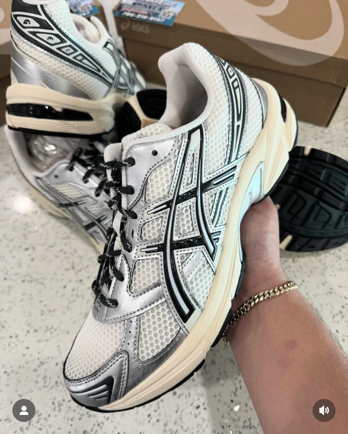 Asics X Kith Gel-1130 Cream Scarab (2024)