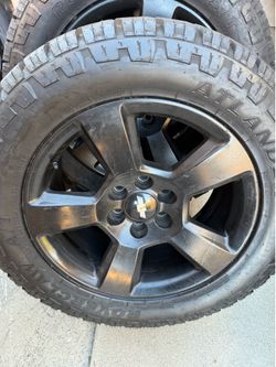 Chevy wheels and tires 20”