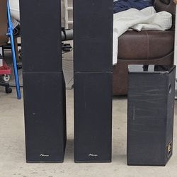 
Mirage OM-6 loudspeaker pair And 1 OM-C2 Center Channel Speaker

