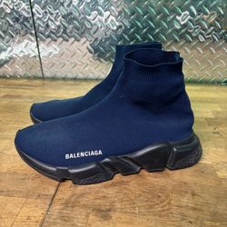 Navy Blue Balenciaga Runners Size 8