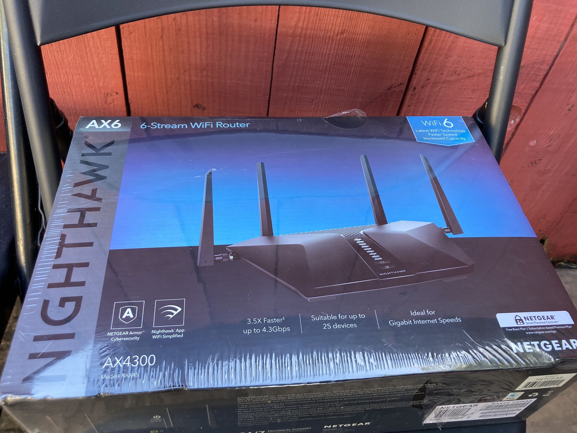 Netgear Nighthawk AX6 6-Stream AX4300 WiFi 6 Router