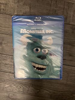 New & Sealed! Monsters, Inc Blu-Ray & Digital HD Disney Pixar