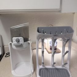 FREE !! Water Dispenser For Baby Bottles And Bottle Rack 