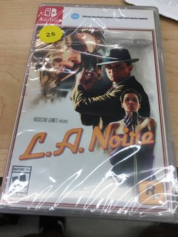 La noire Nintendo switch game