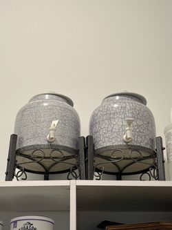 Estate Sale Ceramic Water Jugs