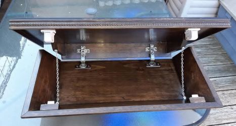 Solid Hardwood Compact tactical concealment shelf