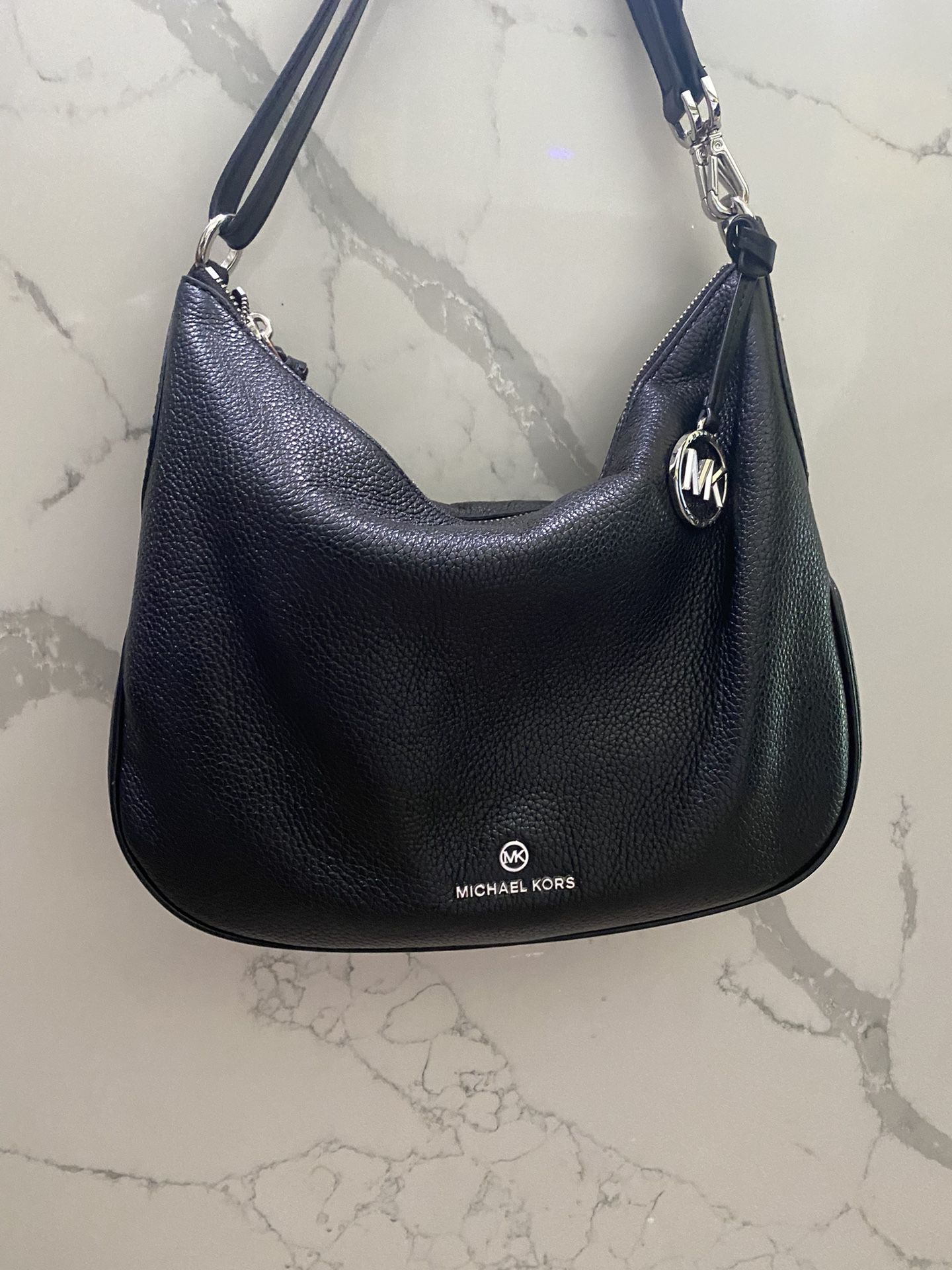 Michael Kors Black Leather Purse Handbag