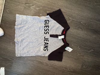 Guess Jeans Boys' Short Sleeve Henley Shirt