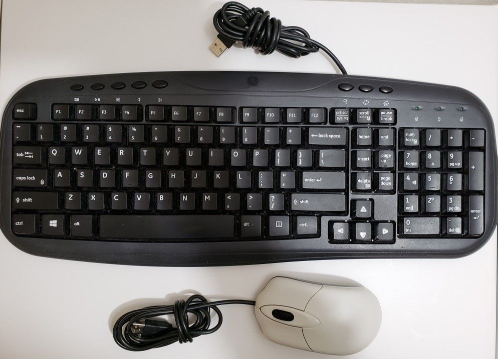 GE Multimedia Wired Keyboard USB + mouse