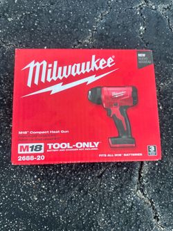 Milwaukee M18 18V Lithium-Ion Cordless Compact Heat Gun (Tool-Only)