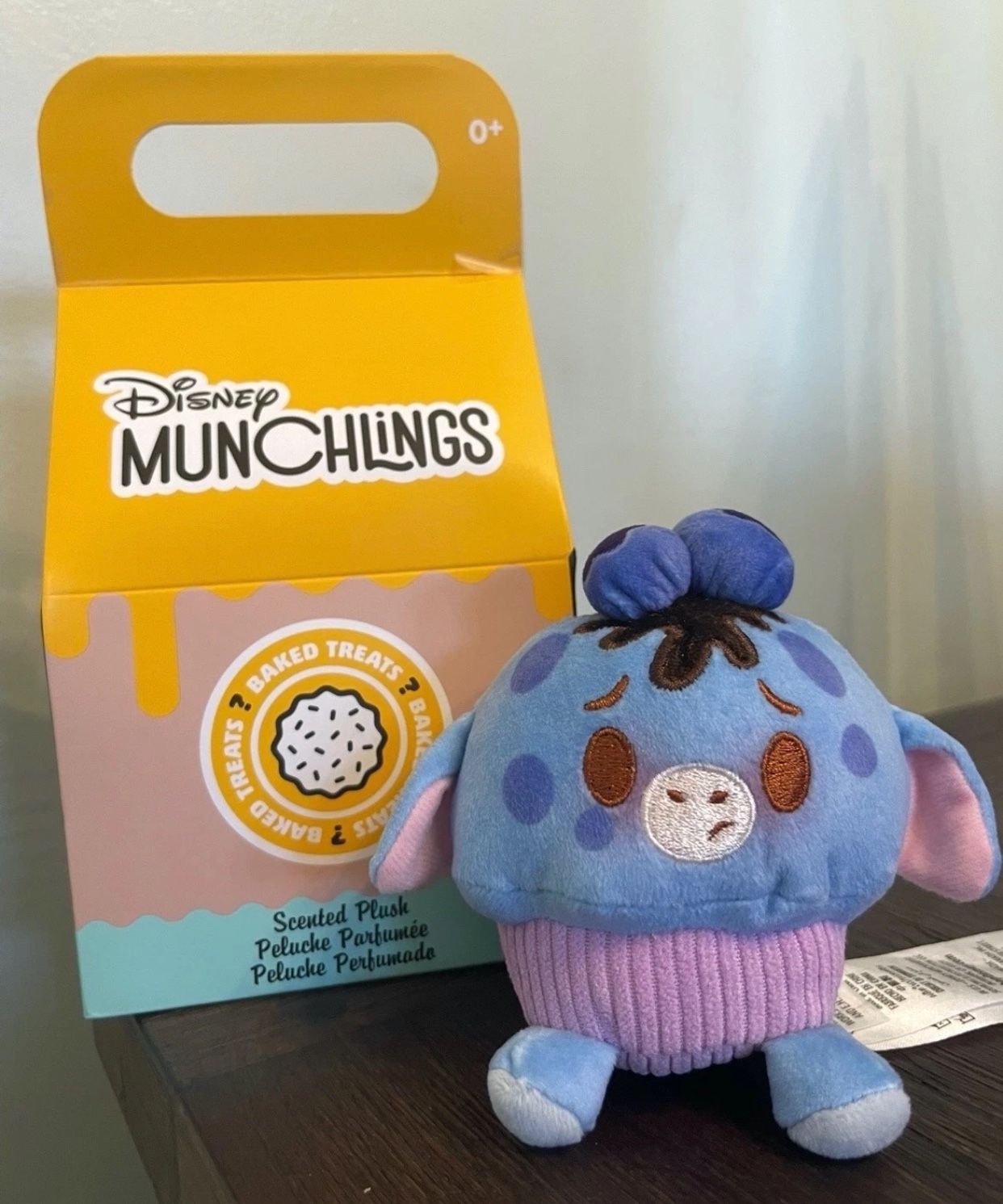 Disney munchlings Eeyore blueberry muffin Plush