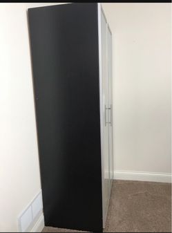 Tall Wardrobe with Glass Door