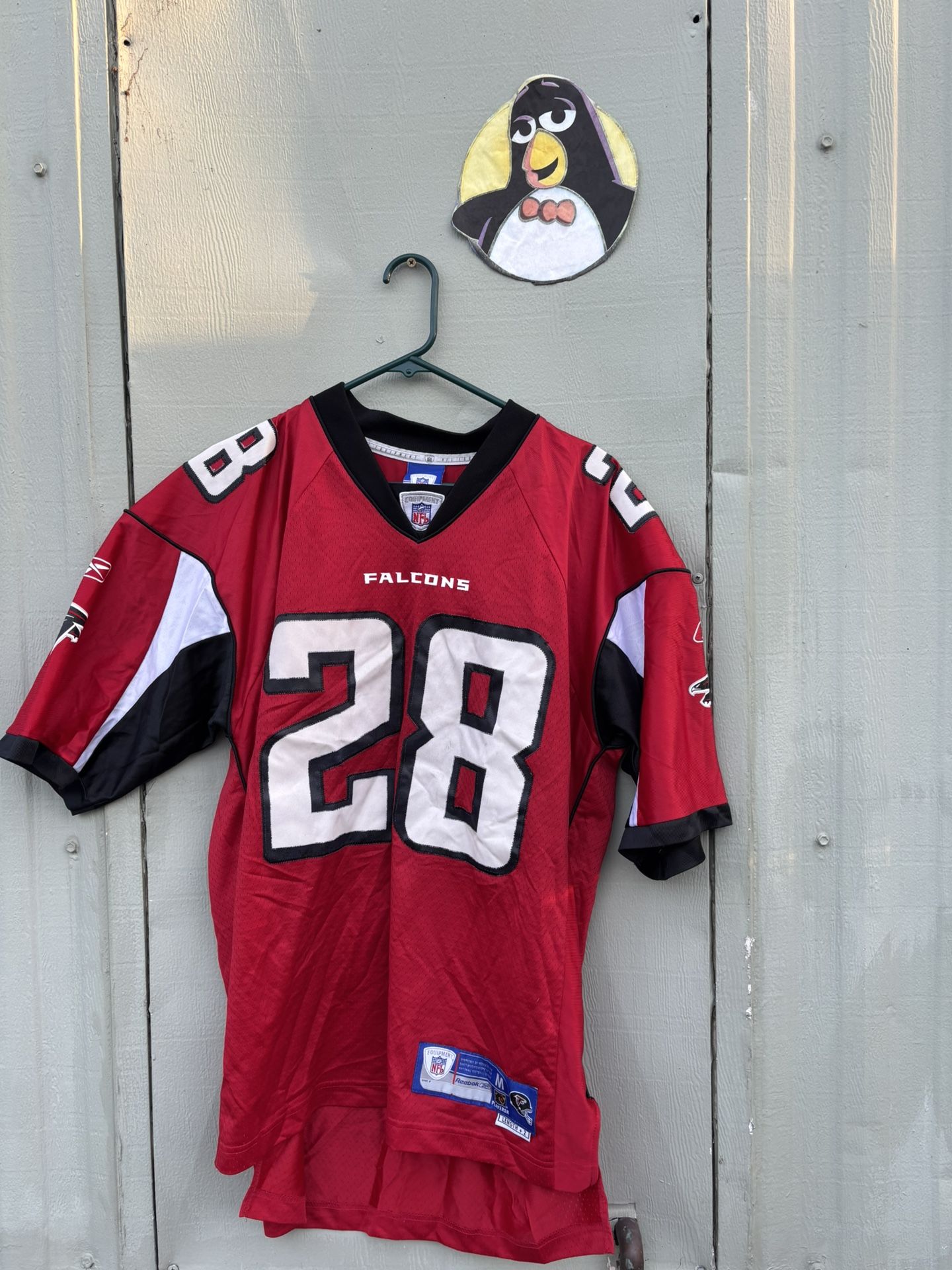 Atlanta Falcons Football Jersey Red Adult Size XL Warrick Dunn #28