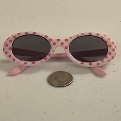 Kids Pink Polka Dot Sunglasses - Ship Only