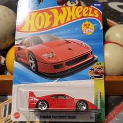 Hot Wheels 2025 Mainline HW Exotics Ferrari F40 Competizione Red #198