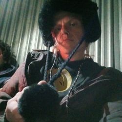 Black Plush RAve And Roar Bear Ear Hat