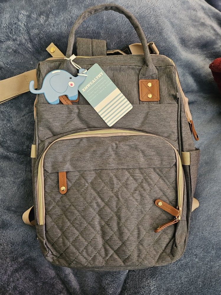 Diaper Bag Backpack And Changing Station