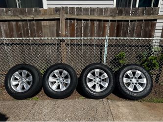 OEM Chevy Silverado 1500 wheels and tires