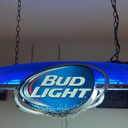 Bud Light Pool Table Pendant light