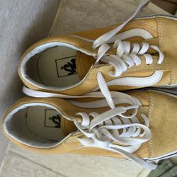 Yellow Old Skool Vans 