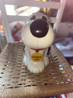 Vintage 1991 dog barking cookie jar