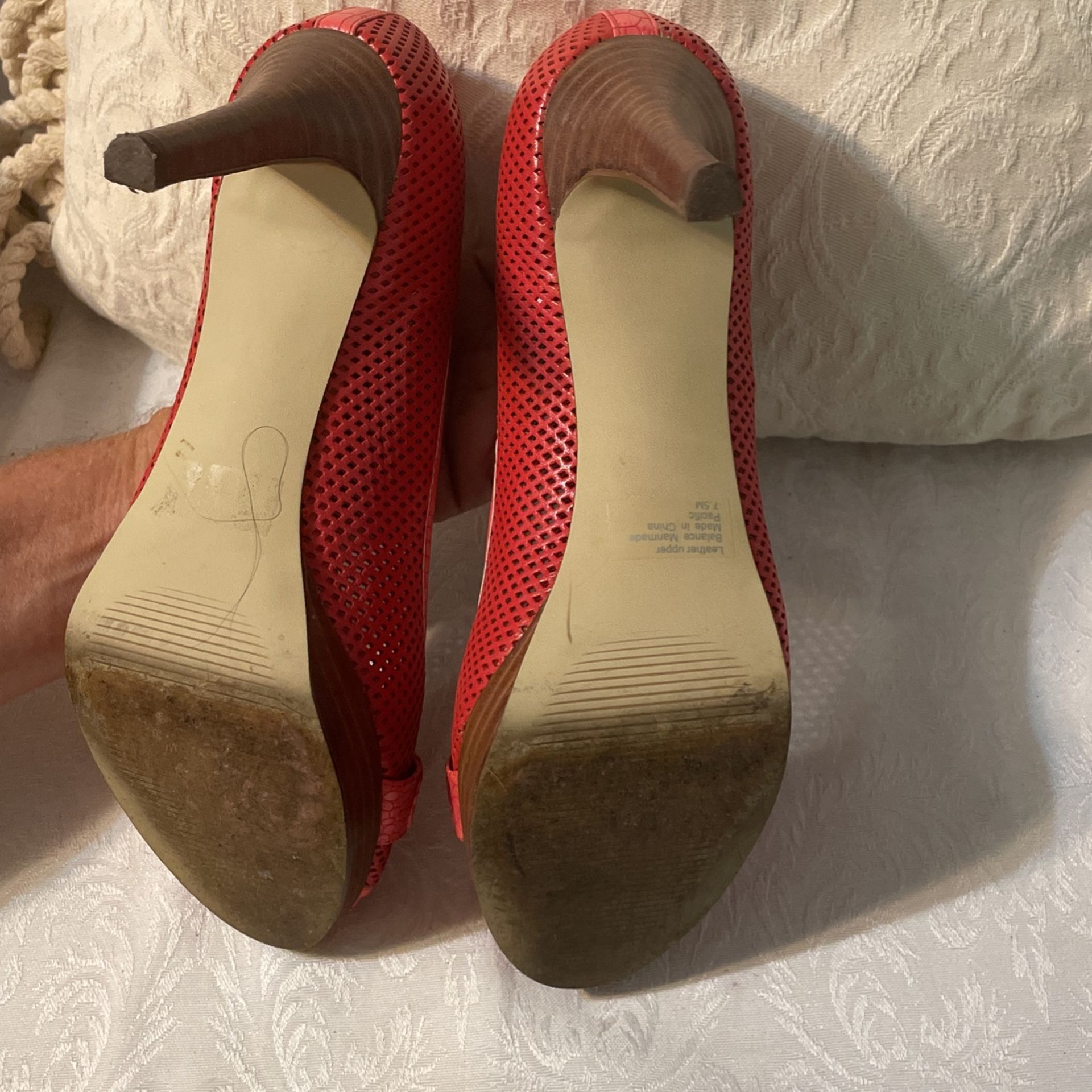 Coral Platform Shoes