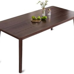 55" Wooden Dining Table