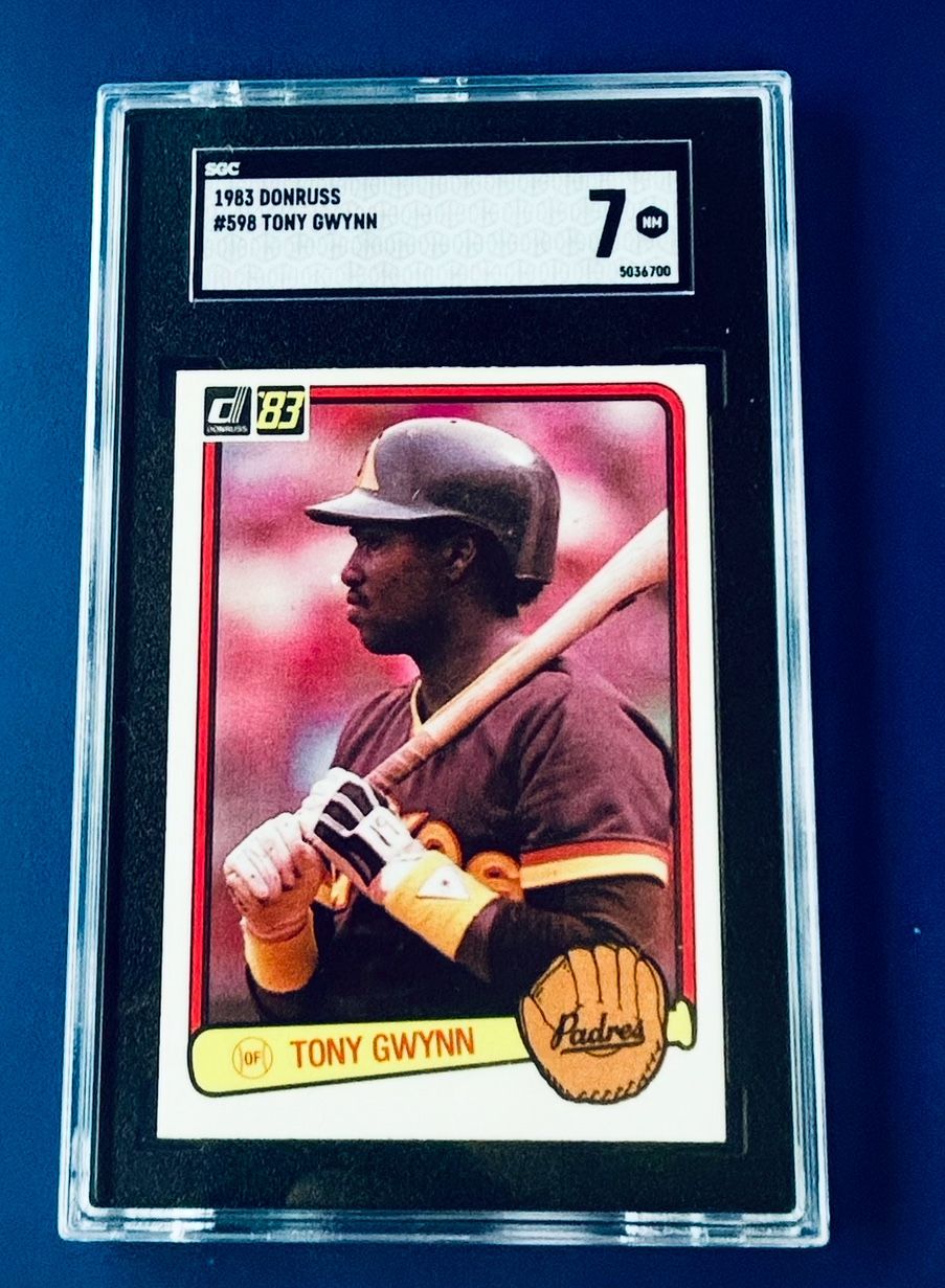 1983 Donruss Tony Gwynn Rookie Baseball Card Graded SGC 7