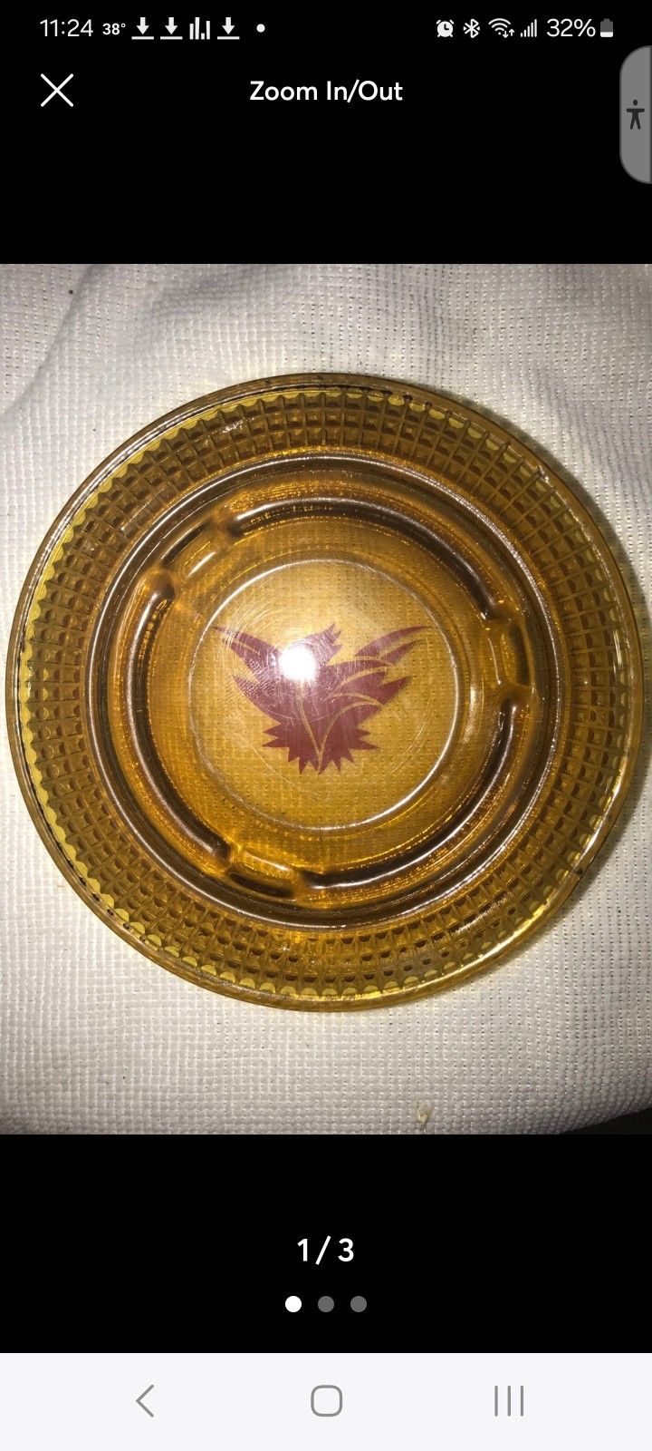 Mint Vintage Las Vegas Firebird Casino Ashtray