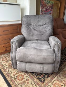 Gray Manual rocker recliner