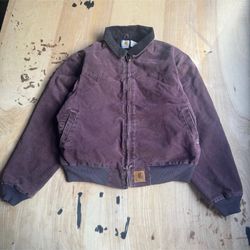 Carhartt Jacket Burgundy 