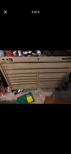 Cream / dessert brown Matco tool box