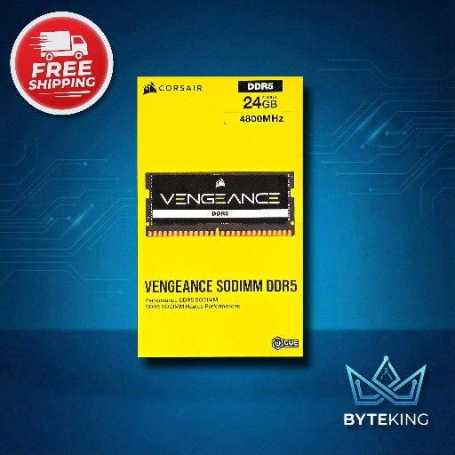 Corsair Vengeance DDR5 24GB 4800MHz CL40 SO-DIMM Laptop Memory