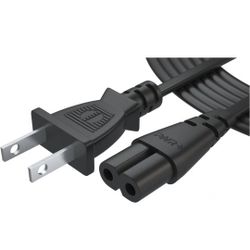 Tv Power Cord 12Ft Cable for Samsung LG TCL Sony: Apple Tv Insignia Sharp Toshiba JVC Hisense 4k 8k UHD Crystal Tizen Smart Roku Google Quantum Panaso