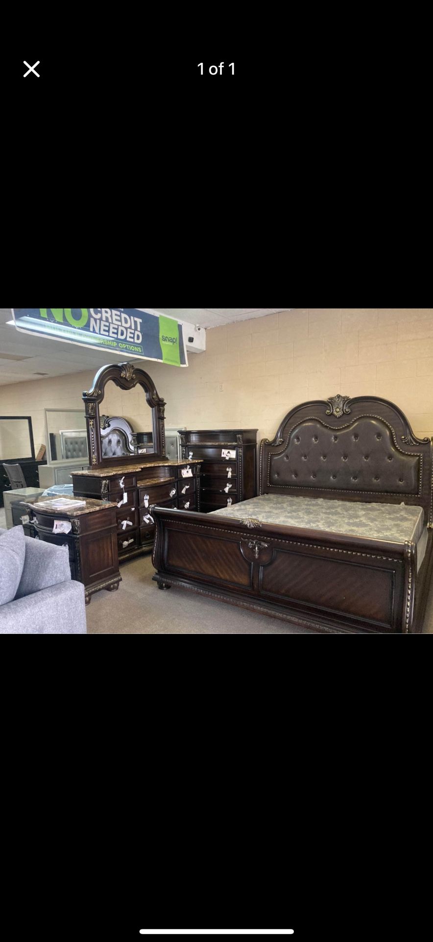 BRAND NEW BEDROOM SET COMPLETE KING SIZE LUXURY