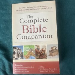 The Complete Bible Companion: An All-in-One Study.…PB, Barbour. 2014. Like new.