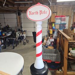 Vtg 1991 Union North Pole Blow Mold